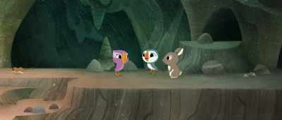 That shrew can
only think about one thing:
his stomach! - Puffin Rock and the New Friends