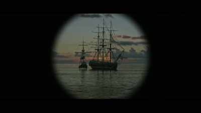 That small sloop, she's flying the black. - The Lost Pirate Kingdom