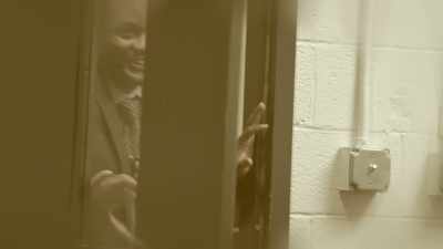 That smile radiated
before he opened the door. - The Slow Hustle