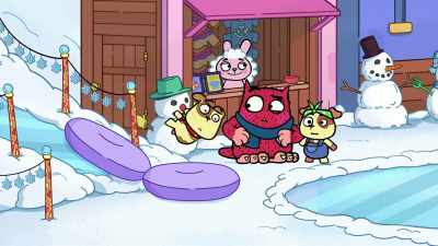 - That was so fun.
[giggles] - Love Monster
