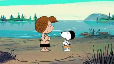 That was some dive, Snoopy. - Camp Snoopy