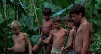 That was some jump - Lord of the Flies