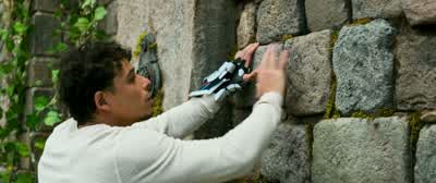 That stonework is 17th centuryWhat we're looking for is somethingmuch much olderWhat is it It's the same insignia on AirazorBut it's not lined up rightcheeringWait you see thatI think there's something under here gruntsrumblingThere's another oneThere - Transformers: Rise of the Beasts