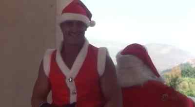 That takes care - Santa with Muscles