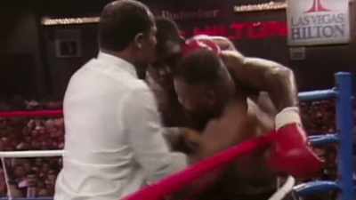 That the first time
I've seen Tyson stagger. - Bruno v Tyson