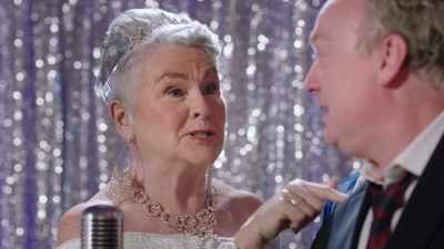 That the ice queen to you,
darling. - Laughing All the Way