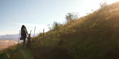 That the trail up there
is long and zig-zaggy. - Maid