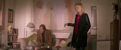 That thing on the sofa's
a Kazakh placenta sheet. - The Hippopotamus