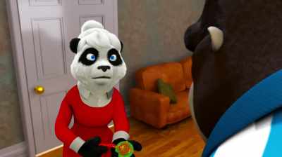 That thing that's
been collecting dust - Panda vs. Aliens