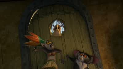 That has to be the second biggest slingshot I've ever seenBut it'll have to do Attention - Madagascar: Escape 2 Africa