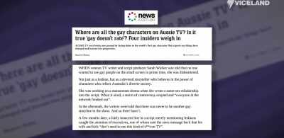 That TV executive
not wanting his wife and kids - The Back Side of Television