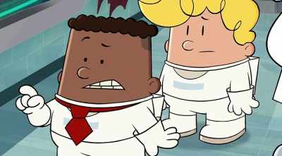 That two-faced, back-stabbing,
double-dealing, dishonest... - The Epic Tales of Captain Underpants in Space