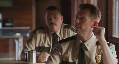 That, uh... Genevieve,
she, uh, patched me up. - Super Troopers 2