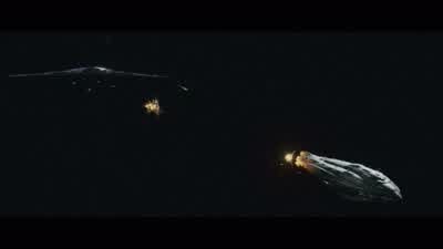 That was the last of their support ships. - Star Wars: The Last Jedi
