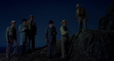 That wasn't very sporting using real bullets - North by Northwest