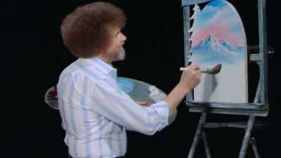 That wet-on-wet technique
does require quite a bit of paint thinner. - Bob Ross: Happy Accidents, Betrayal & Greed