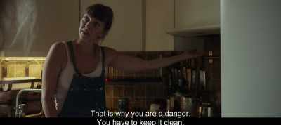 That is why you are a danger.
You have to keep it clean. - The Most Beautiful Boy in the World