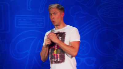That would explain
why your eyes are crossed." - Russell Howard: Recalibrate