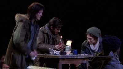 ...That young Octavius and Mark Antony
Come down upon us with a mighty power, - National Theatre Live: Julius Caesar