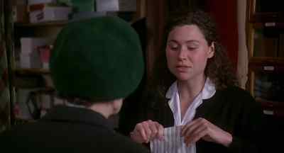 That'd be 1.11,
Mrs. Bragg, and if
he doesn't like it, - Circle of Friends