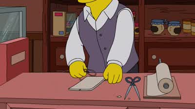 That'll be three deutsche-lira and 99 pence. - The Simpsons