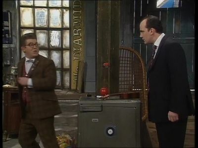 That'll be someone who's just knocked at the door - Mr Don & Mr George