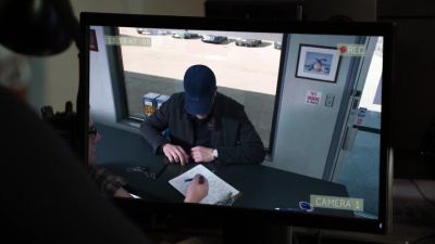 - That's a blue hat
right before 2:00. - Chicago Med