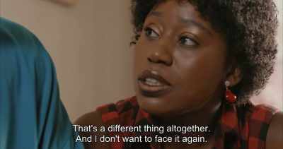 That's a different thing altogether.
And I don't want to face it again. - Swallow