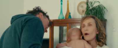 -That's a grumpy baby.
-[baby cries] - The Channel