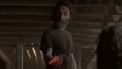 That's a hell of a right cross there, Rick. - The Walking Dead
