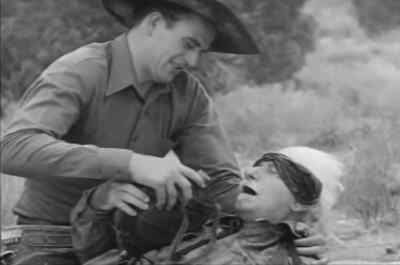 That's a nasty wound. - Riders of Destiny