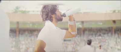 That's a powerful hit
and it's a century for Arjun. - Jersey