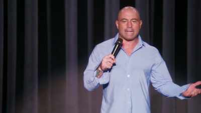 That's a recognizable pose.
When did that start? - Joe Rogan: Triggered