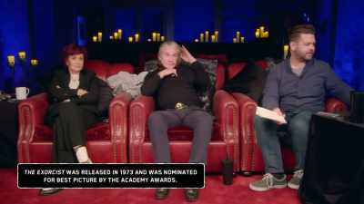 That's a reference
to The Exorcist - The Osbournes Want to Believe