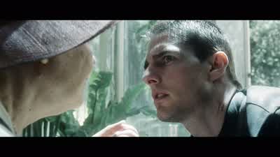 That's all huhJust walk right into Precrimeget into the temple somehow tap into these Precogsand then download this Minority ReportIf you have one And then walk outActually I think you have to run out but yes that is what you have to do - Minority Report