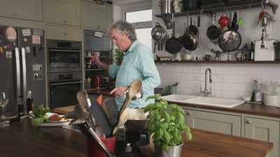 That's all ready.
But before I do that, - James May: Oh Cook!