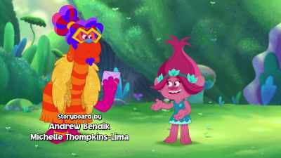 That's an invitation
for Guy Diamond's birthday
party, - Trolls: TrollsTopia