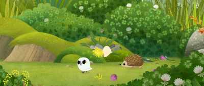 That's it Baba!
 Go get mama as quick as you can. - Puffin Rock and the New Friends