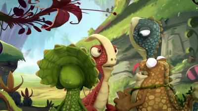 That's better
than Roger's silly old record. - Gigantosaurus