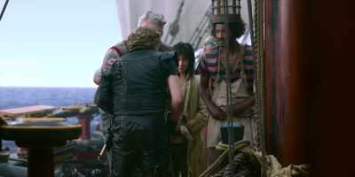 - That's Blackbeard.
- (Captain Stede winces) - Our Flag Means Death