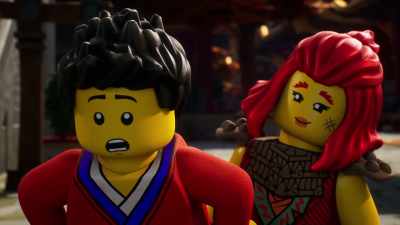 That's 'cause it's not real.
It's interpretive art - LEGO Ninjago: Dragons Rising