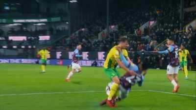 That's certainly...
The referee is looking at that.' - Mission to Burnley