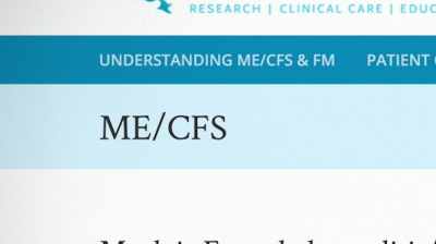 That's Chronic Fatigue Syndrome - Unrest