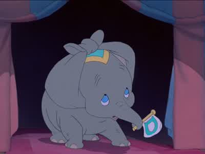 Go on! Get goin'! What's the matter with you? Dumbo! That's your cue! You're on, Dumbo. - Dumbo