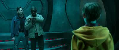 That's my dad He's gonna come save me nowOh is heIs that what he's gonna doI'll tell you what buddyif it is your daddyand I truly hope that it ishe's gotta be just aboutthe dumbest motherfucker I've ever met LAUGHINGI mean a Ranger sniper tripping wire - The Predator