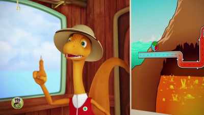 That's energy that comes from
deep in the earth as steam. - Dinosaur Train: Adventure Island