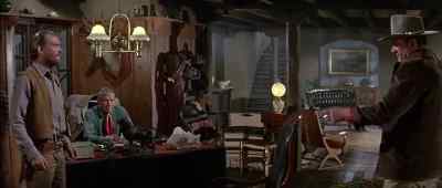That's far enough.
You two, get over
in the corner. - The War Wagon