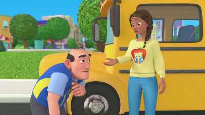 -That's funny.
-[stomping in distance] - CoComelon Lane