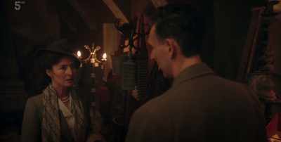 That's my future. I thought
Mussolini was about to stab you. - Agatha and the Midnight Murders