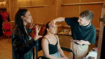 That's either going to be
a beautiful creation or a hot mess. - Glow Up: Britain's Next Make-Up Star